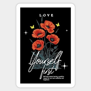 Love Yourself First Sticker